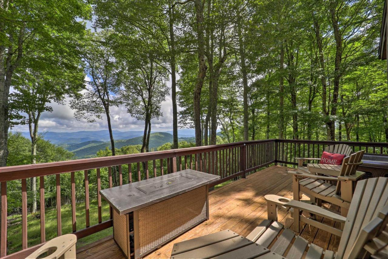 Beech Mountain Cabin Retreat With Hot Tub And Views! Esterno foto