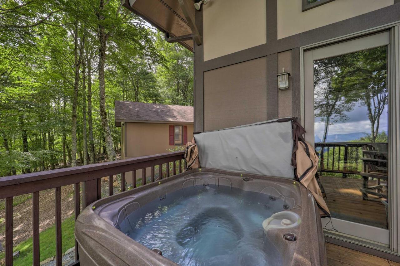 Beech Mountain Cabin Retreat With Hot Tub And Views! Esterno foto