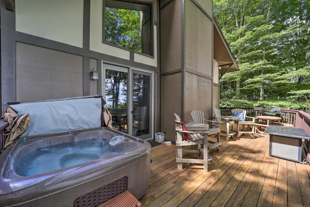 Beech Mountain Cabin Retreat With Hot Tub And Views! Esterno foto