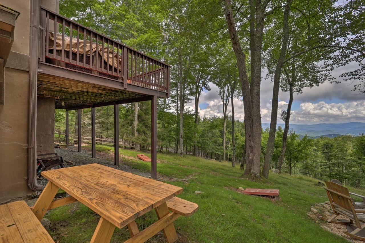 Beech Mountain Cabin Retreat With Hot Tub And Views! Esterno foto