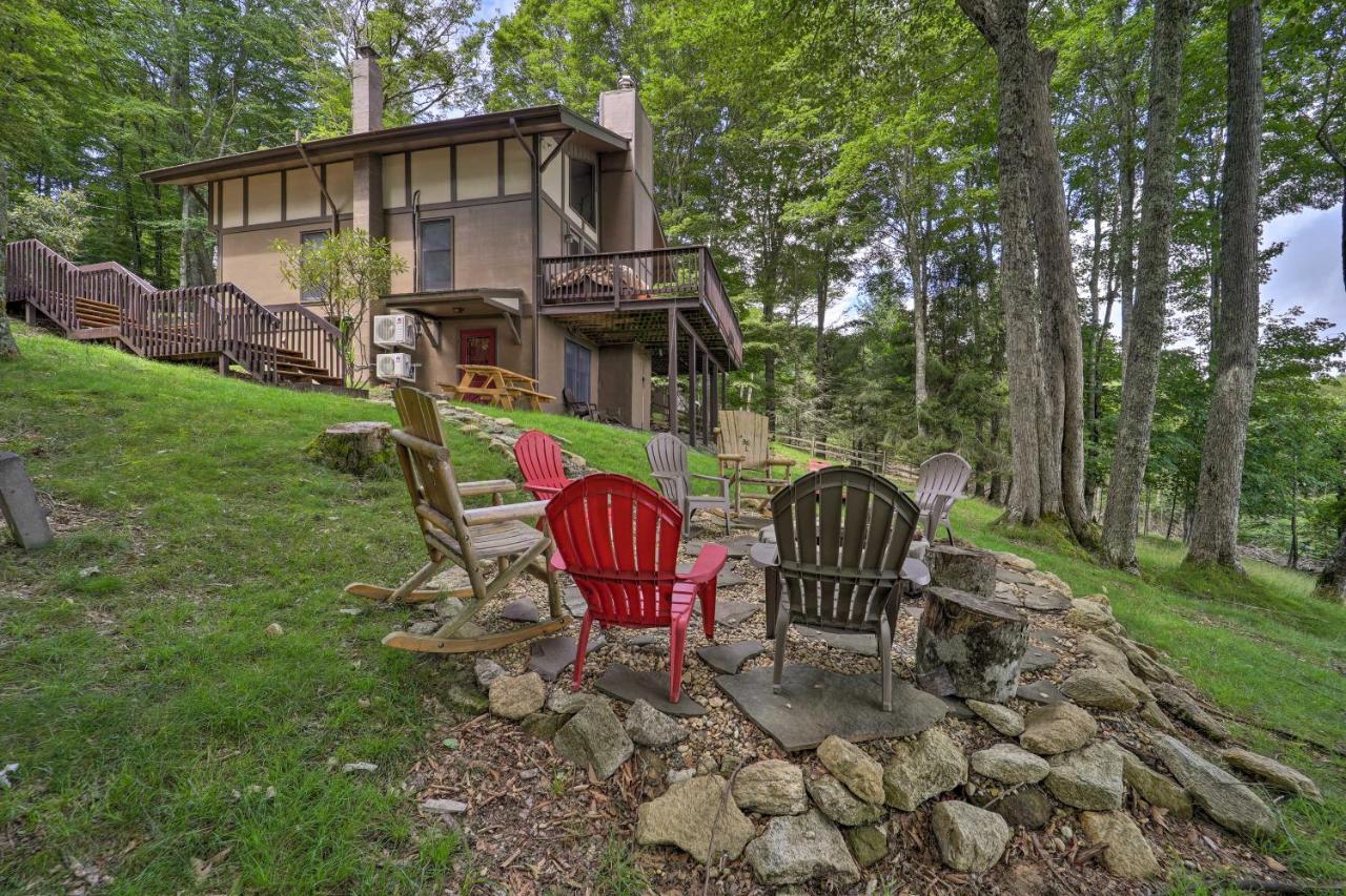 Beech Mountain Cabin Retreat With Hot Tub And Views! Esterno foto